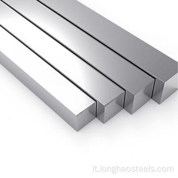 Barre quadrate in acciaio inossidabile AISI 316L